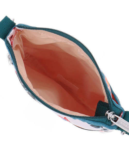 3 ZIP CROSSBODY ペインタリーフローラル