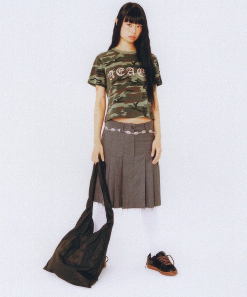 aeae（エーイーエーイー）の「Nylon Shoulder Bag（ショルダーバッグ・レディース・ホワイト/ブラック・FREE）」の12枚目の写真