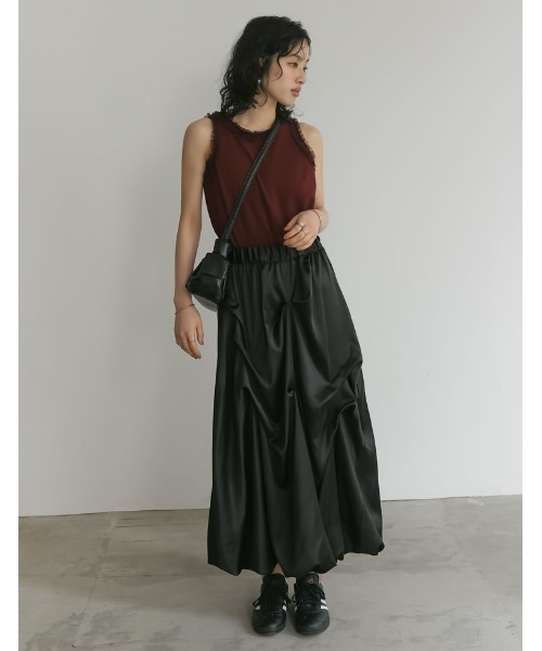 Re:EDIT（リエディ）の「[2024 SUMMER COLLECTION][森カンナさん着用]ダブルポケットデザインショルダーバッグ（ショルダーバッグ・レディース・シルバー/アイボリー/ブラック/ブラウン・FREE）」の9枚目の写真