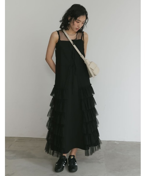 Re:EDIT（リエディ）の「[2024 SUMMER COLLECTION][森カンナさん着用]ダブルポケットデザインショルダーバッグ（ショルダーバッグ・レディース・シルバー/アイボリー/ブラック/ブラウン・FREE）」の10枚目の写真