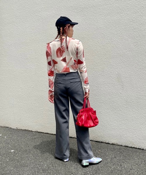 SANSeLF（サンセルフ）の「レースラップスラックスパンツ【SANSeLF】sanw24s023（スラックス・レディース・グレー・S/M）」の16枚目の写真