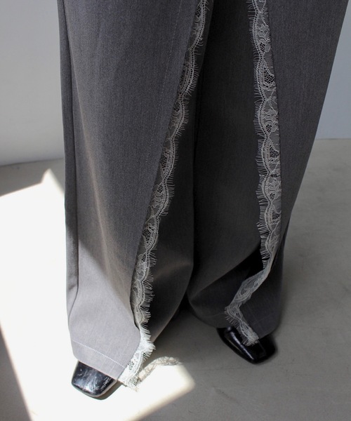 SANSeLF（サンセルフ）の「レースラップスラックスパンツ【SANSeLF】sanw24s023（スラックス・レディース・グレー・S/M）」の14枚目の写真
