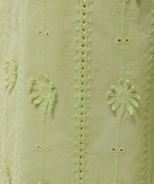 niko and...（ニコアンド）の「フラワーレースイージーパンツ（その他パンツ・レディース・ライトグリーン/オフホワイト/ブラック・FREE）」の17枚目の写真