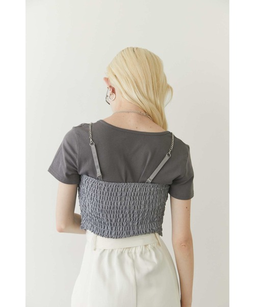 Solace（ソレイス）の「スパンコールビスチェ（キャミソール・レディース・ブラック/シルバー・FREE）」の9枚目の写真