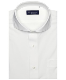 TOKYO SHIRTS | 【持続涼感】 COOL SILVER(R) 形態安定ノーアイロン ホリゾンタルワイド 半袖ニットビジネスワイシャツ(ビジネスシャツ)