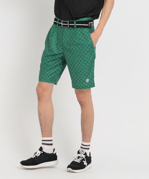 新品【adabat】アダバット　イニシャルロゴデザイン ショートパンツ　Ｍ adabat - 新品【adabat】アダバット イニシャルロゴデザイン