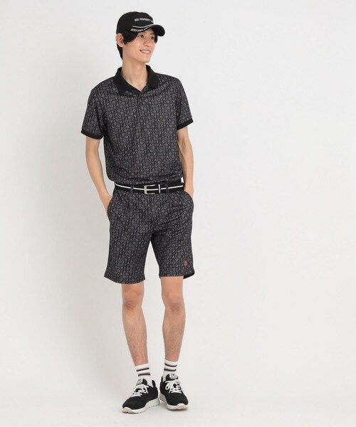 新品【adabat】アダバット　イニシャルロゴデザイン ショートパンツ　Ｍ セール】【ADBT】イニシャルロゴデザイン ショートパンツ