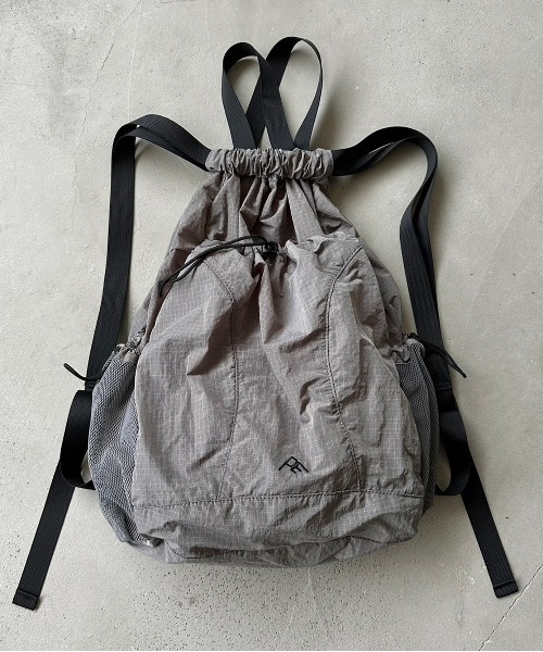 セール】ナイロン×メッシュ 3ポケットナップサック（バックパック
