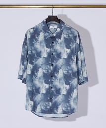 AH ABAHOUSE | 【AH ABAHOUSE】アブストラクト柄 半袖シャツ(シャツ/ブラウス)