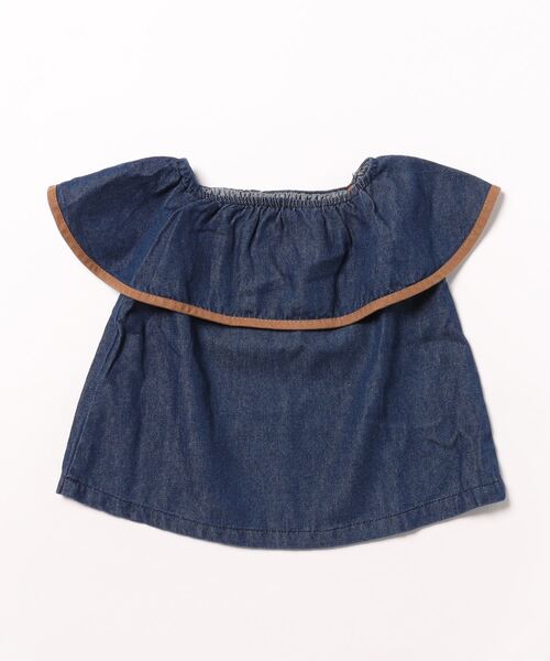 aimoha（アイモハ）の「【aimoha-KIDS-】ノースリーブデニムトップス（ベスト・キッズ・ネイビー・90/100/110/120/80/130）」の17枚目の写真