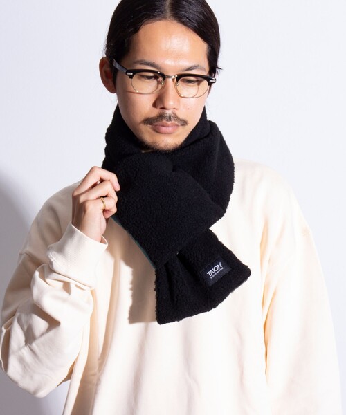 TAION（タイオン）の「【TAION/タイオン】GLOSTER別注 ボアリバーシブルマフラー ダウンマフラー 差し込み（マフラー・メンズ・オリーブ/ブラック/ホワイト系その他2/ホワイト系その他/ダークブルー/ダークグレー・FREE）」の17枚目の写真