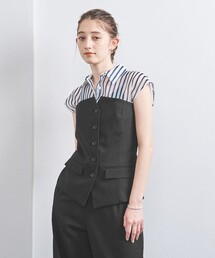 UNITED ARROWS | ジョーゼット ボタン ビスチェ(チューブトップ)