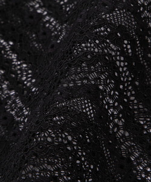 N.（N. Natural Beauty Basic）（エヌエヌナチュラルビューティーベーシック）の「◆シアーレースカットソー（Tシャツ/カットソー・レディース・ブラック/オフホワイト/グレー・MEDIUM）」の19枚目の写真