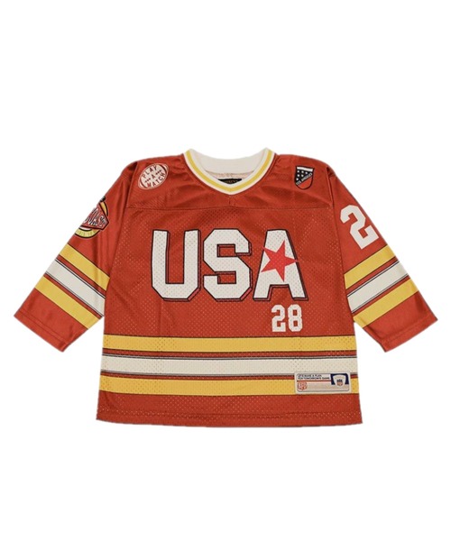 BIG FIELD（ビッグフィールド）の「L/Sフットボールゲームシャツ