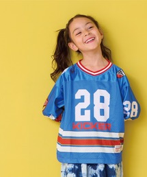 BIG FIELD（ビッグフィールド）の「L/Sフットボールゲームシャツ（Tシャツ/カットソー・キッズ）」