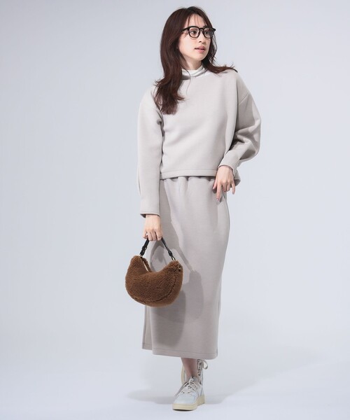 B:MING by BEAMS（ビーミングバイビームス）の「ダンボール トップス × スカート セット（S〜M）（ワンピース・レディース・ブラウン系その他2/ブラック/ブルー系その他・SMALL/MEDIUM）」の6枚目の写真