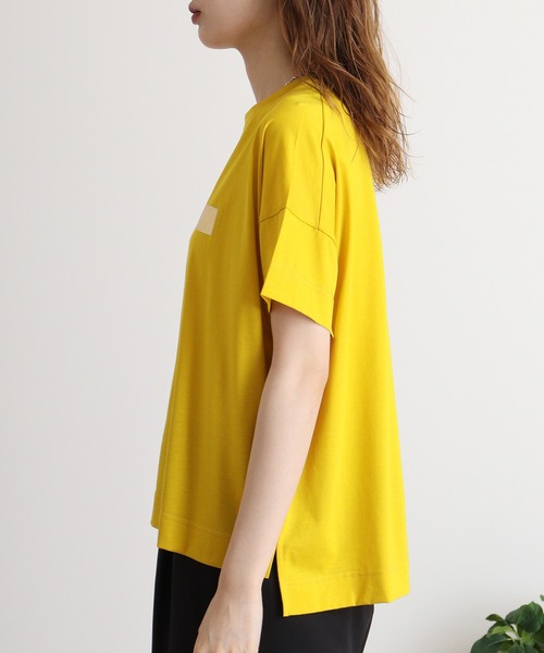 tシャツ BRODIAEA ロゴ×箔プリント極サラTシャツ レディース tシャツ BRODIAEA ロゴ×箔プリント極サラTシャツ レディース