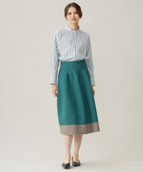 自由区(ジユウク)の「SOMELOSバンドカラー シャツ(シャツ/ブラウス・レディース・スカイブルー系1/ホワイト系/ブラウン系/パイングリーン系1・44/46)」の11枚目の写真
