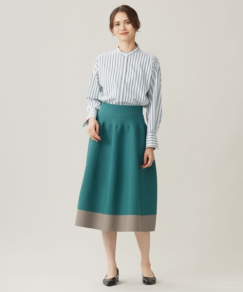 自由区(ジユウク)の「SOMELOSバンドカラー シャツ(シャツ/ブラウス・レディース・スカイブルー系1/ホワイト系/ブラウン系/パイングリーン系1・44/46)」の12枚目の写真