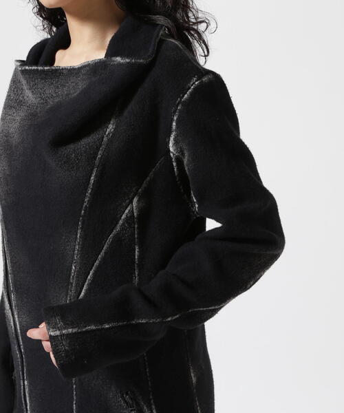 KMRii(ケムリ)の「KMRii/ケムリ/Cordoba Drape Rider(ブルゾン・レディース・ブラック・1/2)」の6枚目の写真