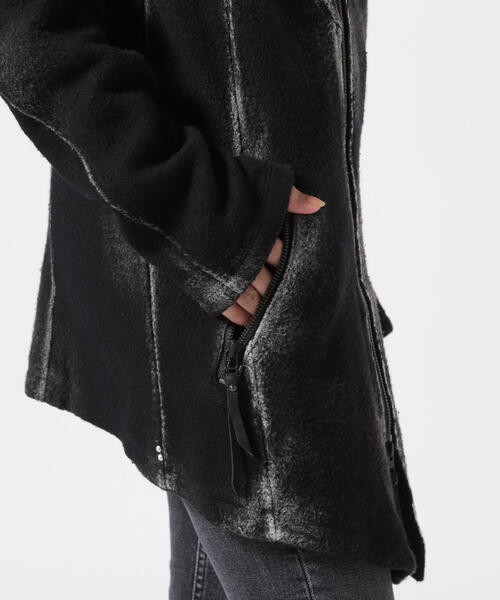 KMRii(ケムリ)の「KMRii/ケムリ/Cordoba Drape Rider(ブルゾン・レディース・ブラック・1/2)」の7枚目の写真