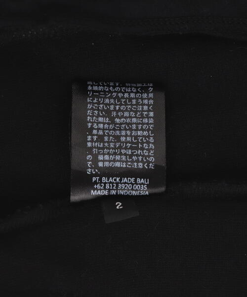 KMRii(ケムリ)の「KMRii/ケムリ/Cordoba Drape Rider(ブルゾン・レディース・ブラック・1/2)」の9枚目の写真