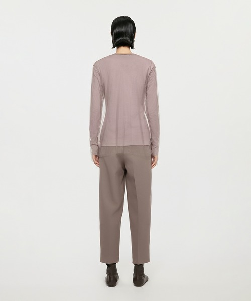 JNBY（ジェーエヌビーワイ）の「Light & Sheer Tulle Top（Tシャツ/カットソー・レディース・ベージュ/ブラック・40/38/36）」の18枚目の写真