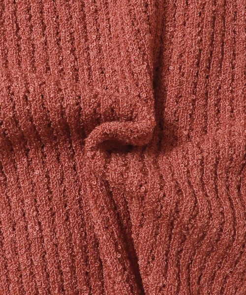 hunch（ハンチ）の「リブニットビスチェ（ベスト・レディース・ベージュ系その他/テラコッタ/アッシュブラウン・FREE）」の9枚目の写真