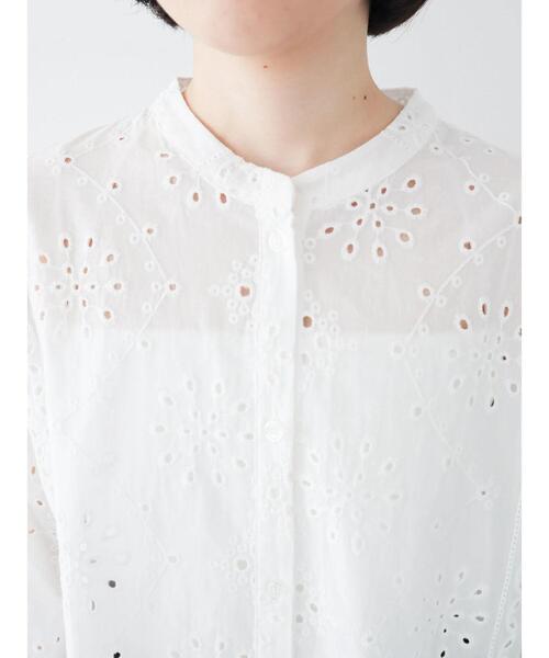 Sugar spoon（シュガースプーン）の「・SUGAR　SPOON　刺繍レースシャツチュニック（チュニック・レディース・ブラック/オフホワイト・FREE）」の8枚目の写真