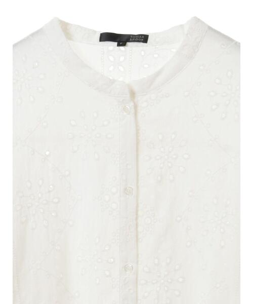 Sugar spoon（シュガースプーン）の「・SUGAR　SPOON　刺繍レースシャツチュニック（チュニック・レディース・ブラック/オフホワイト・FREE）」の20枚目の写真