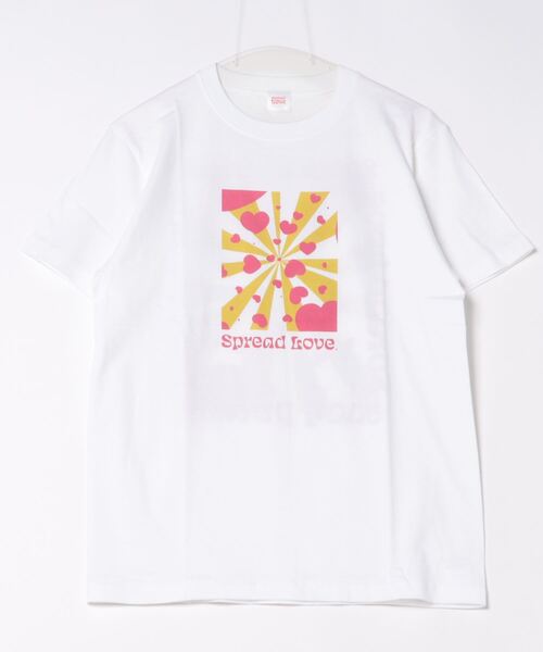 NO WAY(ノーウェイ)の「/Spread Love/オリジナルプリント S/S T(Tシャツ/カットソー・レディース・ブラック/ホワイト・LARGE/MEDIUM/SMALL)」の2枚目の写真
