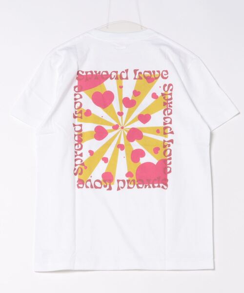 NO WAY(ノーウェイ)の「/Spread Love/オリジナルプリント S/S T(Tシャツ/カットソー・レディース・ブラック/ホワイト・LARGE/MEDIUM/SMALL)」の3枚目の写真