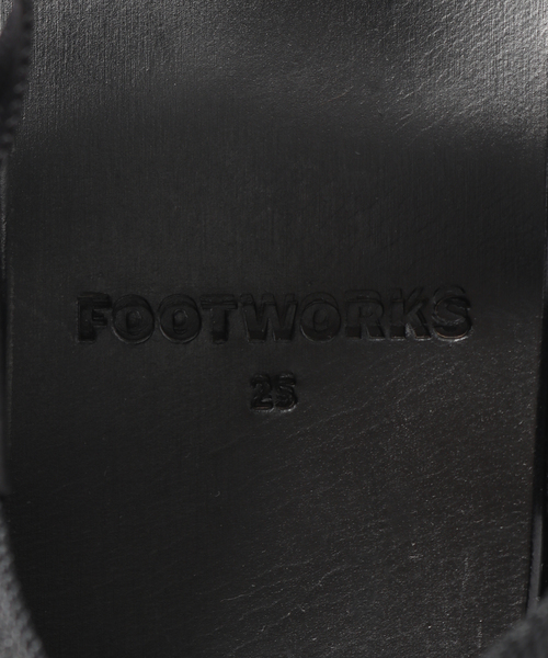 EDIFICE(エディフィス)の「FOOT WORKS (フットワークス) グレインレザーサンダル F01-0003(サンダル・メンズ・ブラック・25cm/26.5cm/26cm/24cm)」の9枚目の写真