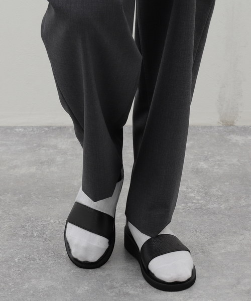 FOOT WORKS (フットワークス) グレインレザーサンダル F01-0003