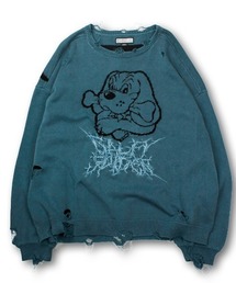 GALFY（ガルフィー）の「GALFY（ガルフィー）スパイダー染め染めニット