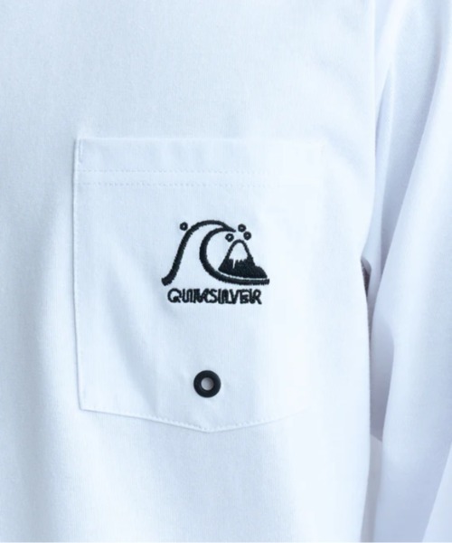 Quiksilver（クイックシルバー）の「QS HISTORY LT/クイックシルバー長袖ロンT（Tシャツ/カットソー・メンズ・ネイビー/ブラック/ホワイト・MEDIUM/LARGE/X-LARGE/SMALL）」の5枚目の写真