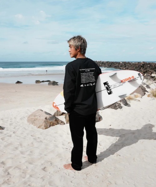 Quiksilver（クイックシルバー）の「QS HISTORY LT/クイックシルバー長袖ロンT（Tシャツ/カットソー・メンズ・ネイビー/ブラック/ホワイト・MEDIUM/LARGE/X-LARGE/SMALL）」の9枚目の写真