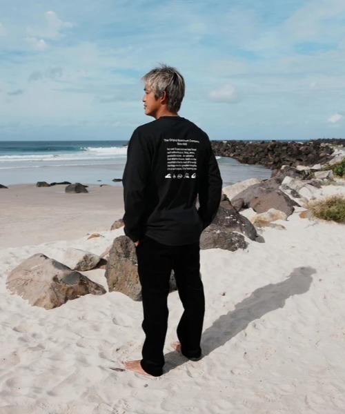 Quiksilver（クイックシルバー）の「QS HISTORY LT/クイックシルバー長袖ロンT（Tシャツ/カットソー・メンズ・ネイビー/ブラック/ホワイト・MEDIUM/LARGE/X-LARGE/SMALL）」の11枚目の写真