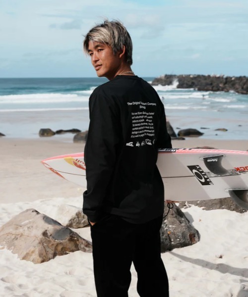 Quiksilver（クイックシルバー）の「QS HISTORY LT/クイックシルバー長袖ロンT（Tシャツ/カットソー・メンズ・ネイビー/ブラック/ホワイト・MEDIUM/LARGE/X-LARGE/SMALL）」の12枚目の写真