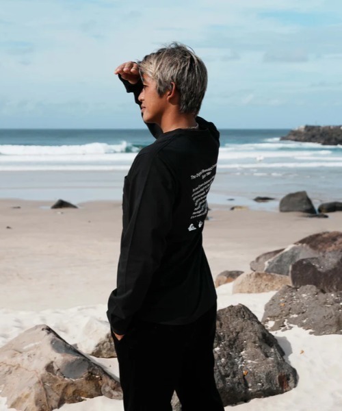 Quiksilver（クイックシルバー）の「QS HISTORY LT/クイックシルバー長袖ロンT（Tシャツ/カットソー・メンズ・ネイビー/ブラック/ホワイト・MEDIUM/LARGE/X-LARGE/SMALL）」の13枚目の写真