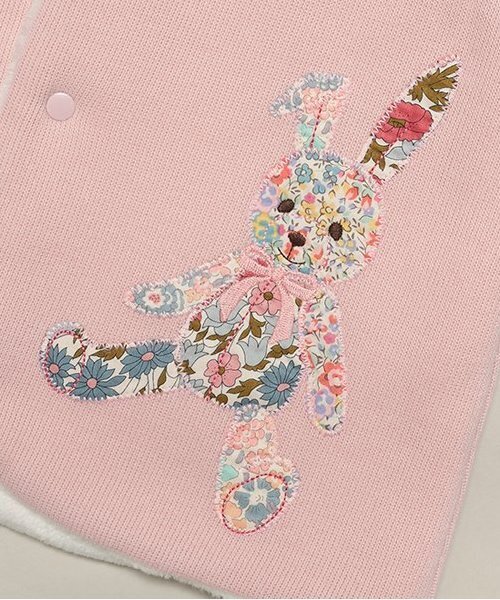 sense of wonder（センスオブワンダー）の「リバティうさくまベスト（ベスト・キッズ・キナリ/ピンク・70-90cm）」の7枚目の写真