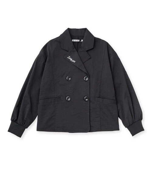 ZIDDY（ジディ）の「【 ニコ☆プチ 掲載 】トレンチコート風ブルゾン(130~160cm)（ブルゾン・キッズ・ブラック/ベージュ・130cm/140cm/150cm/160cm）」の7枚目の写真