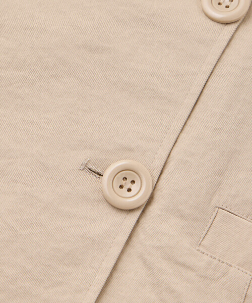 ZIDDY（ジディ）の「【 ニコ☆プチ 掲載 】トレンチコート風ブルゾン(130~160cm)（ブルゾン・キッズ・ブラック/ベージュ・130cm/140cm/150cm/160cm）」の19枚目の写真