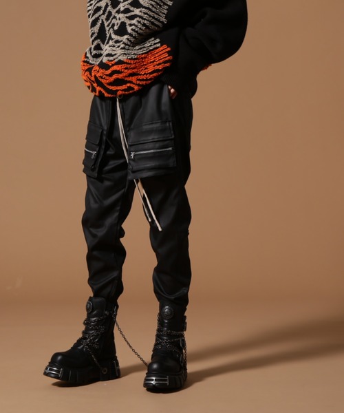 DANKE SCHON（ダンケシェーン）の「【WEB&DEPOT限定】DankeSchon/ダンケシェーン/COATING FLAP POCKET PANTS（その他パンツ・レディース・ブラック・M/S/L/XL）」の6枚目の写真