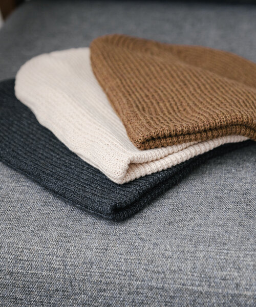 Kastane（カスタネ）の「ニットビーニー（ニットキャップ/ビーニー・レディース・ブラウン/グレー/アイボリー・FREE）」の6枚目の写真