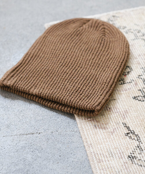 Kastane（カスタネ）の「ニットビーニー（ニットキャップ/ビーニー・レディース・ブラウン/グレー/アイボリー・FREE）」の16枚目の写真
