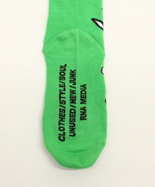 RNA（アールエヌエー）の「E5052 ＪＵＮＫフローズンソックス（ソックス/靴下・レディース・オレンジ/チャコール/グリーン/ホワイト・FREE）」の15枚目の写真
