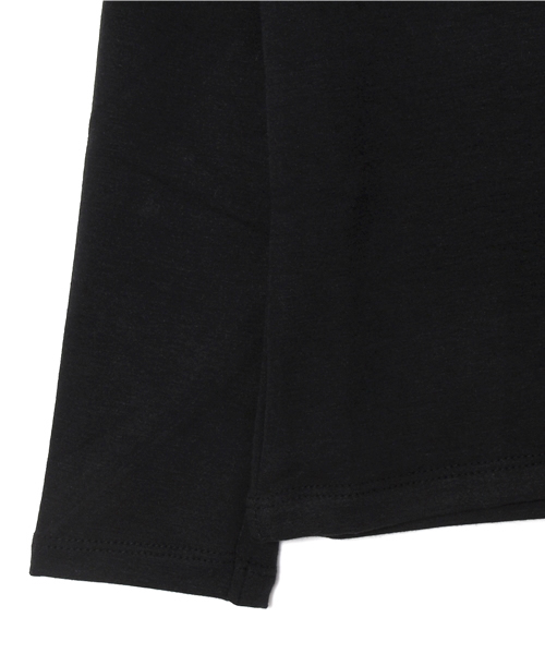 CHUBBYGANG（チャビーギャング）の「ソフトサーモベア天竺　ハイネックロングＴシャツ（Tシャツ/カットソー・キッズ・ブラック/その他・110/130/100/120）」の8枚目の写真