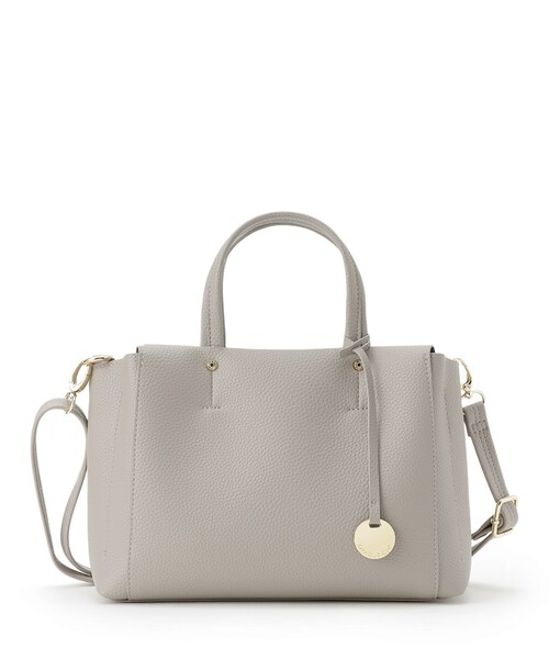 OPAQUE.CLIP（オペークドットクリップ）の「◆【人間工学/2WAY】シュリンクミドルトートバッグ（トートバッグ・レディース・ブラック/グレー/サンドベージュ・00）」の3枚目の写真