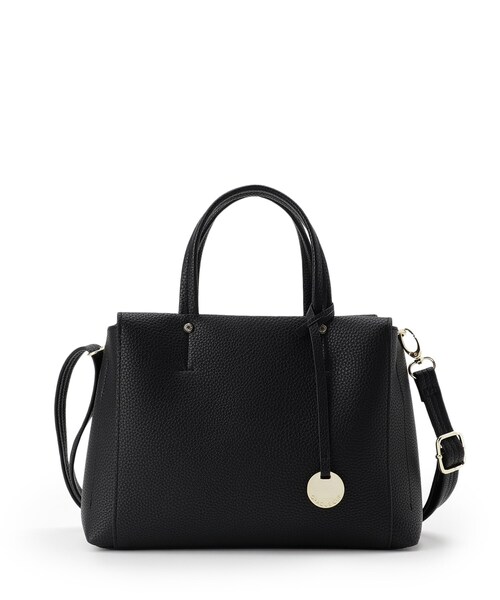 OPAQUE.CLIP（オペークドットクリップ）の「◆【人間工学/2WAY】シュリンクミドルトートバッグ（トートバッグ・レディース・ブラック/グレー/サンドベージュ・00）」の2枚目の写真